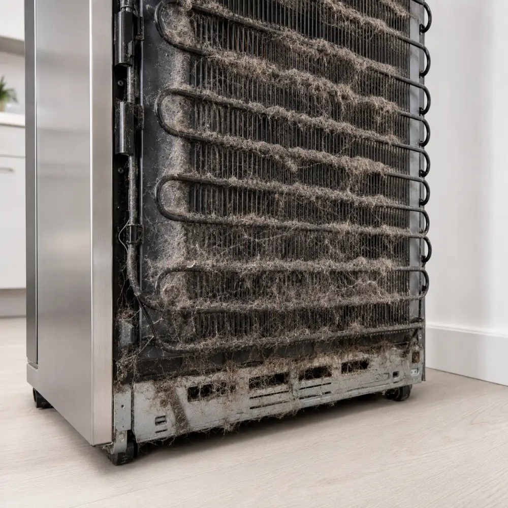 dirty refrigerator condenser coils dirty refrigerator condenser coils